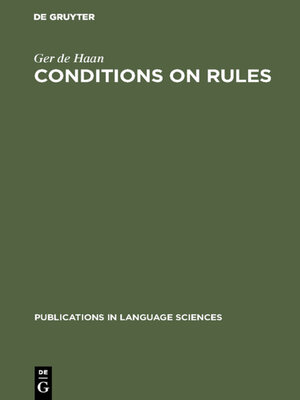 cover image of Conditions on Rules